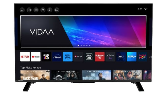 Toshiba 40LV2E63DG TV 101,6 cm (40'') Full HD Smart TV Nero 250 cd/m² (HDTV)