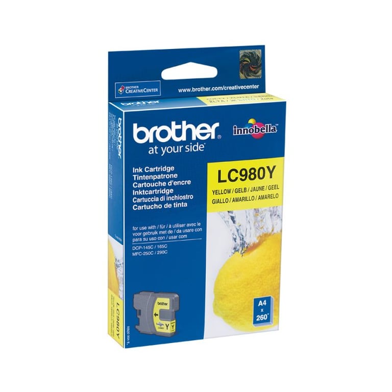 Brother LC980Y Jaune - vue 8