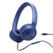 JBL Tune 530C - Auriculares supraurales con cable, color azul