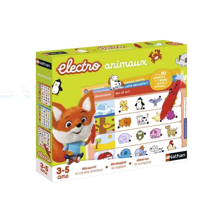 Nathan Jeu éducatif électronique Electro Animaux - vue 3