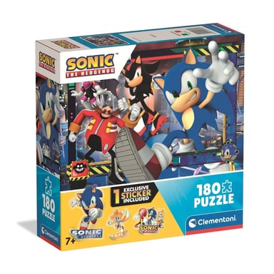 Puzzle Clementoni Sonic l'Écureuil Émergeant 180 pièces 48,5 x 33,5 cm Couleurs vives - Neuf