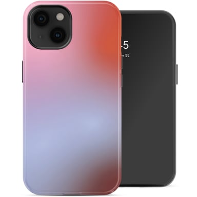 Selencia Coque arrière Vivid avec MagSafe pour Apple iPhone 14 - Gradient Soft Blush