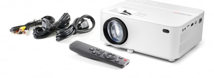 Technaxx TX-113 vidéo-projecteur Projecteur à focale standard 1800 ANSI lumens LCD 1080p (1920x1080) Blanc