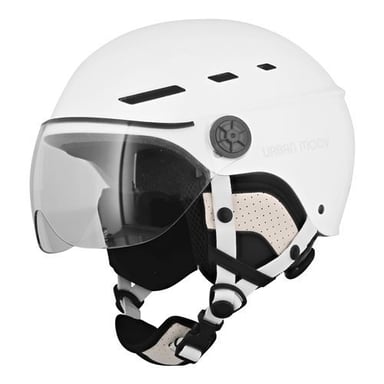 Casco da bicicletta T'nB Urban Moov con visiera Taglia L Bianco
