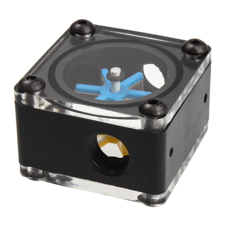 Alphacool Les ailes de 'indicateur d'écoulement de la glace G1 / 4 carré acétal Neuf - vue 2