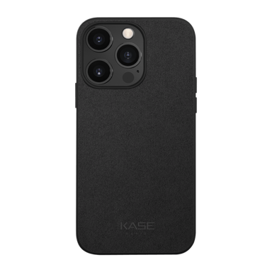 Cover in pelle scamosciata Alcantara per Apple iPhone 14 Pro Max, nero notte