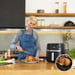 Cecotec 03214 friteuse Unique 5,5 L Autonome 1700 W Friteuse d'air chaud Noir, Acier