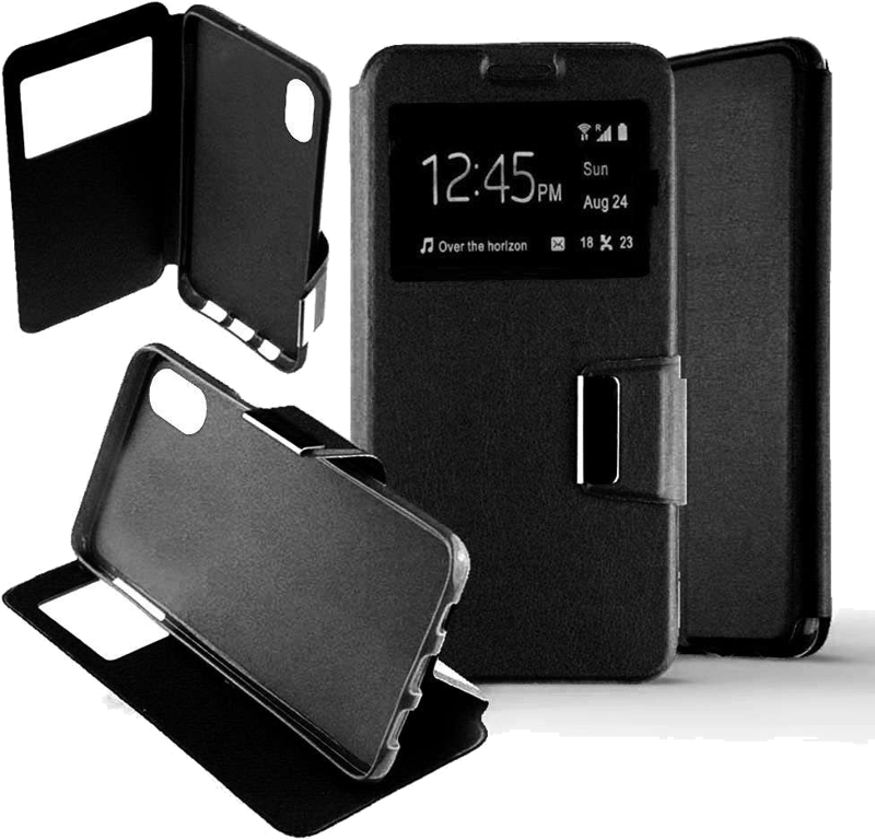 Etui Folio compatible Noir Apple iPhone XR