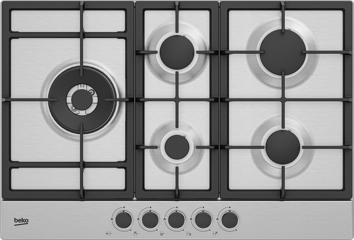 Beko HIAL75225SXE Acier inoxydable Intégré 75 cm Gaz 5 zones - vue 8