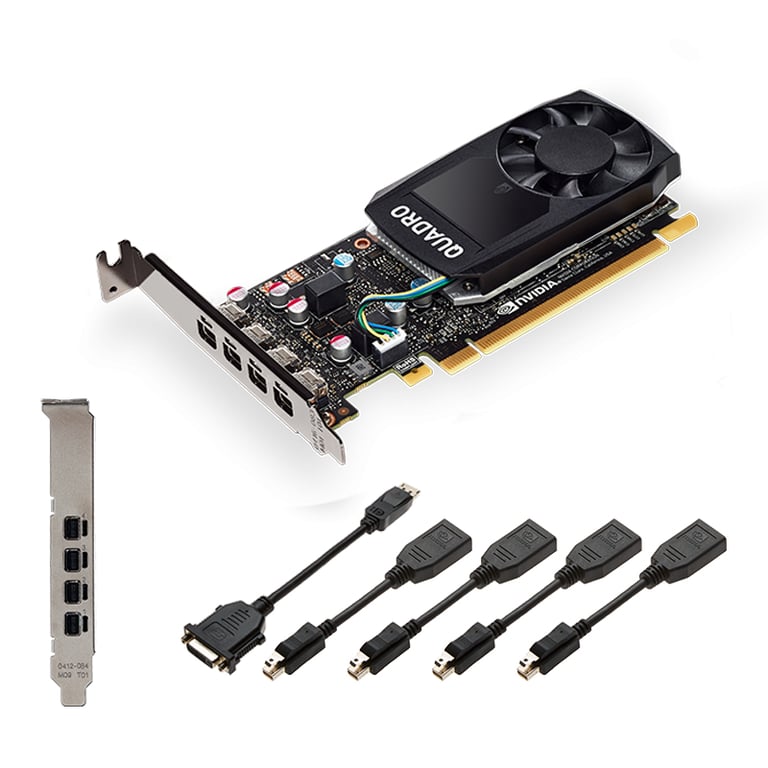 PNY VCQP620V2 PB carte graphique NVIDIA Quadro P620 V2 2 Go GDDR5 Neuf