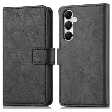 imoshion Étui de téléphone portefeuille Luxe pour Samsung Galaxy S25 - Noir