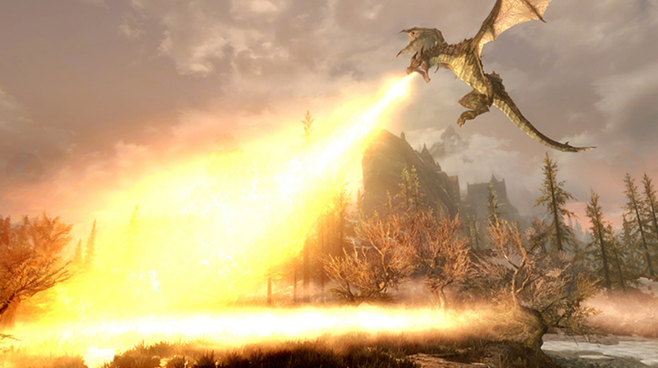 Nintendo The Elder Scroll V : Skyrim - vue 3