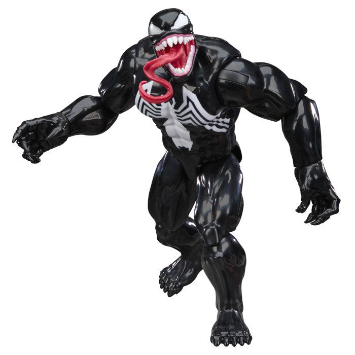 Figurine Venom 30 cm Deluxe, Titan Series, jouets de super-héros pour enfants, Marvel Spider-Man, des 4 ans - Neuf