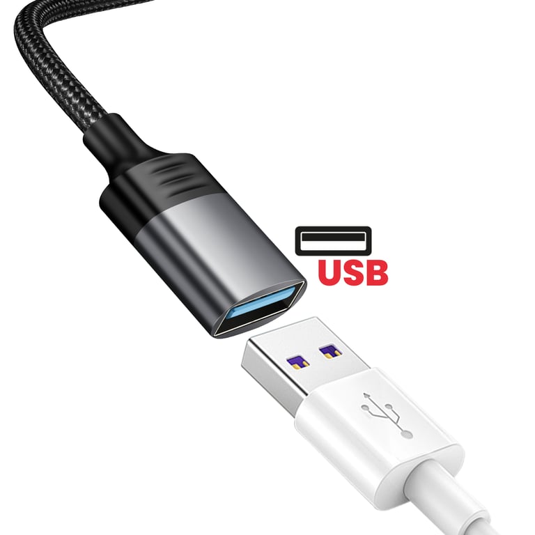 Adaptateur OTG iPhone Lightning Mâle vers USB Femelle Neuf - vue 5
