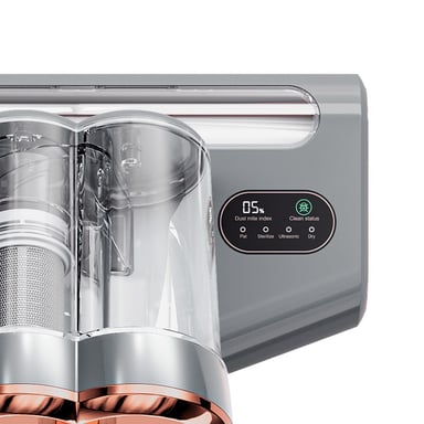 JIGOO S300 Pro Nettoyeur Intelligent à Acariens Double Récipient avec Capteur d'Acariens