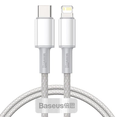 Baseus CATLGD-02 câble Lightning 1 m Blanc