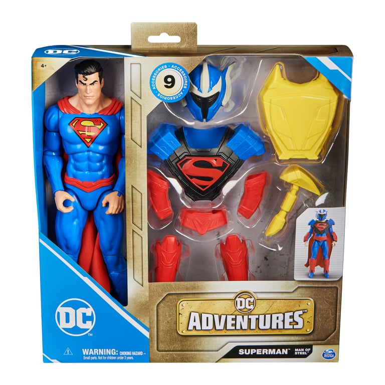 pack figurine 30 cm superman + accessoires justice league battles - vue 4
