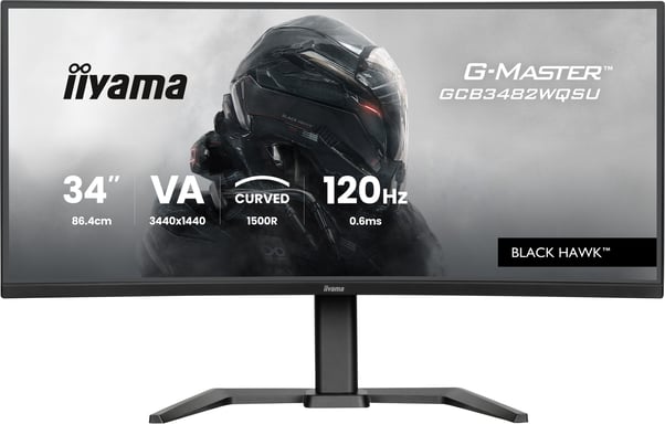 iiyama GCB3482WQSU-B1 écran plat de PC 86,4 cm (34'') 3440 x 1440 pixels UltraWide Quad HD LED Noir