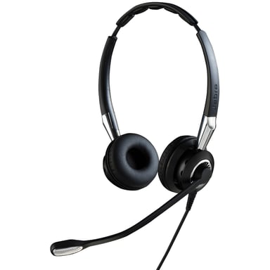 Jabra 2409-820-204 auricular y casco Auriculares Alámbrico Diadema Oficina/Centro de llamadas Negro, Plata