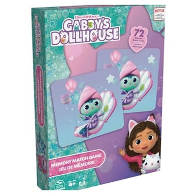 Jeu de Mémory Officiel Gabby's Dollhouse - 72 Cartes