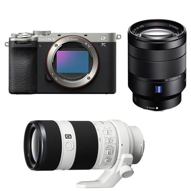 SONY ALPHA 7C II SILVER + FE 20-70 f/4 + FE 70-200 f/4