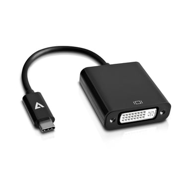 Adattatore V7 da USB-C maschio a DVI-D femmina Nero