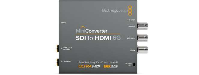 Blackmagic Design CONVMBSH4K6G convertitore di segnale video 4096 x 2160 pixel
