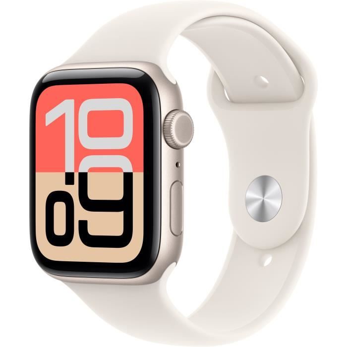 Apple Watch SE 3 GPS + Cellular 44mm avec Bracelet Sport - vue 8