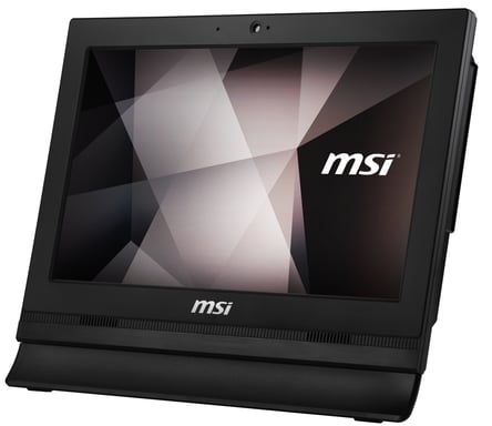 MSI Pro 16T 10M-241XEU Intel® Celeron® 5205U 39,6 cm (15.6'') 1366 x 768 pixels Écran tactile PC All-in-One 4 Go DDR4-SDRAM 256 Go SSD Wi-Fi 5 (802.11ac) Noir