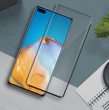 Film Verre Trempe pour ''HUAWEI P40 Pro+'' Incurve 3D Ecran Incassable 9H+ Protection 0,33mm Transparent