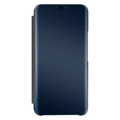 Funda Samsung Galaxy S22 Cierre Translúcido Espejo Soporte Negro
