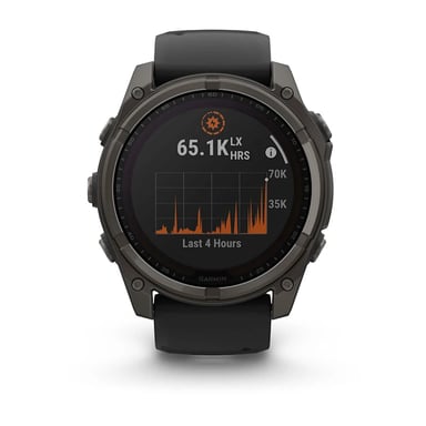 Garmin fenix 8 3,56 cm (1.4'') 51 mm Digital 280 x 280 Pixeles Pantalla táctil Titanio Wifi GPS (satélite)