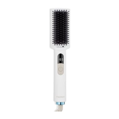 Brosse lissante chauffante MEDION MD19859 46W 5 niveaux 165–210°C céramique/tourmaline écran LED Blanc