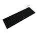 MCL ACK-729/N teclado Universal USB + PS/2 AZERTY Francés Negro