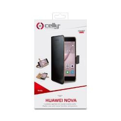 Celly WALLY621 funda para teléfono móvil 12,7 cm (5'') Folio Negro