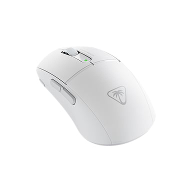 Turtle Beach Burst II Air - Souris gaming sans fil 2,4 GHz : ultralégère avec 47 g, touches optiques, symétrique, capteur optique 26 000 PPP, Bluetooth, autonomie 120h, câble USB-C - Blanc