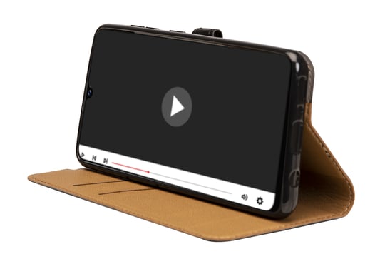 Bigben Connected FOLIOGA425GB funda para teléfono móvil 16,8 cm (6.6'') Funda cartera Negro