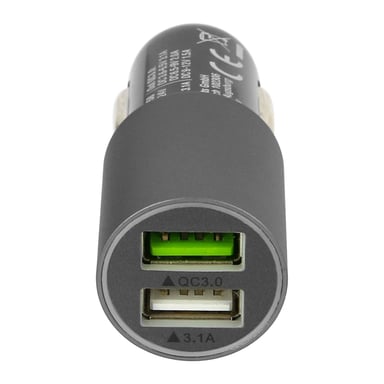 Cargador para coche Encendedor – 6A 2 puertos USB – 4Smarts
