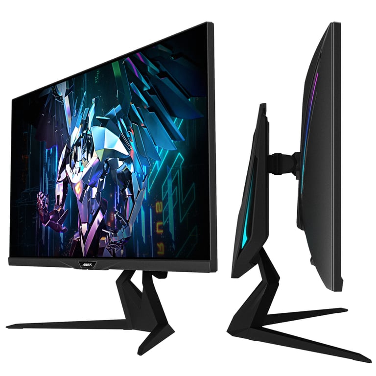 GIGABYTE AORUS FI32Q X 32” Moniteur de Jeu QHD 2560 x 1440 240Hz 1ms 400 cdm² AMD FreeSync Premium Pro Display HDR600 HDMI 2.1 DisplayPort 1.4 Neuf - vue 3