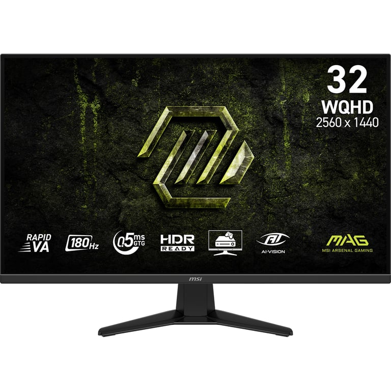 MSI MAG 325QF E18V écran plat de PC 80 cm 31.5 2560 x 1440 pixels Wide Quad HD LED Neuf