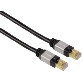 Hama Patch Cable, 1.50m câble de réseau Noir 1,50 m Cat6