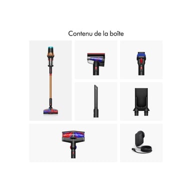 Aspirateur balai V16Piston Animal 900W Noir Or