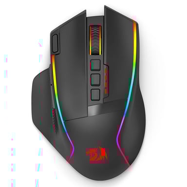 Ratón Gaming Dual Mode Redragon M915RGB-WL – 2.4G Inalámbrico/Cableado, 16000 DPI, con Botones de Disparo Rápido – Negro