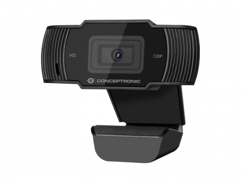 Conceptronic AMDIS03B webcam 1280 x 720 pixels USB 2.0 Noir - Neuf