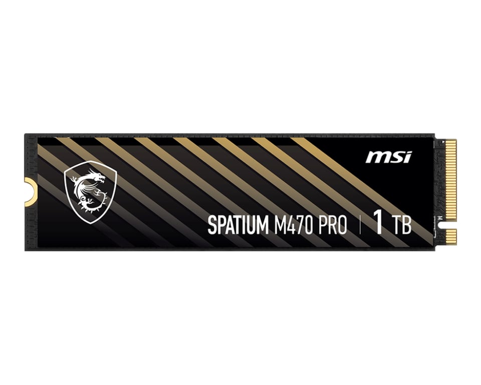 MSI Spatium M470 PRO PCIe 4.0 NVMe .2 1TB disque SSD PCI Express 4.0 3D NAND Neuf