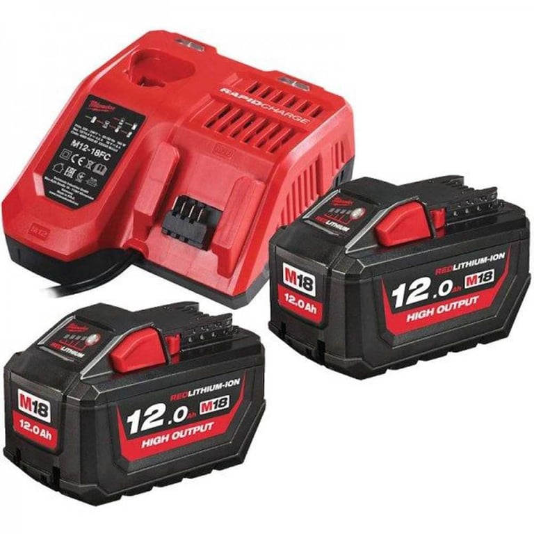 Milwaukee Pack M18 2 batteries 12,0Ah - 1 chargeur 4933471365