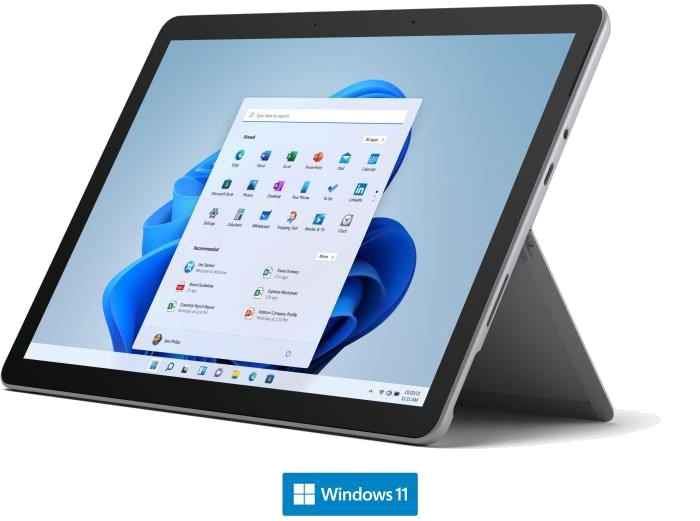 MICROSOFT Surface Go 3 - 10,5 - Intel Pentium Gold - RAM 8Go - 128Go SSD - Platine - Windows 11 en m