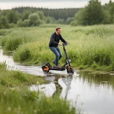 Patinete eléctrico todoterreno Ruitoo M5 Pro con batería de 48 V y 20,8 Ah