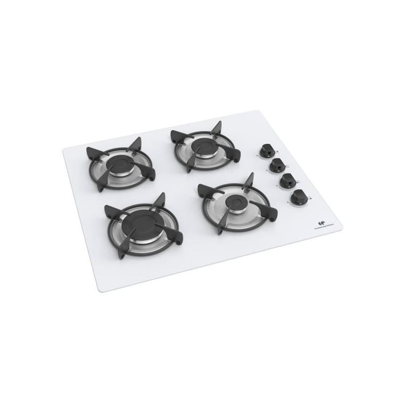 Table De Cuisson Gaz Continental Edison CECTG4VB1 – 4 Foyers Verre Trempé Noir - vue 5