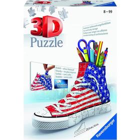 Puzzle 3D 108 pièces : Chaussure Sneaker American Style Ravensburger France - vue 3